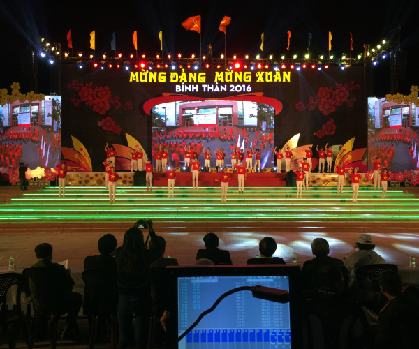 Chương trình chào đón xuân 2016 tại Quảng Trường Quy Nhơn Tỉnh Bình Định